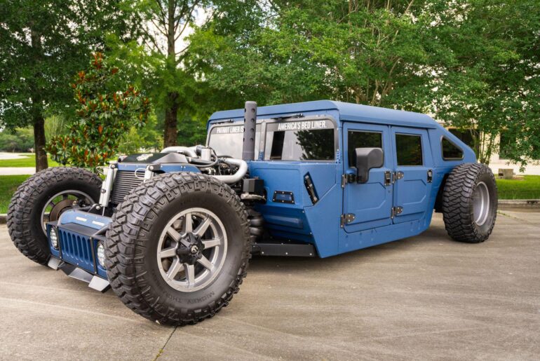 Jeff Dunham's Slammed Humvee.