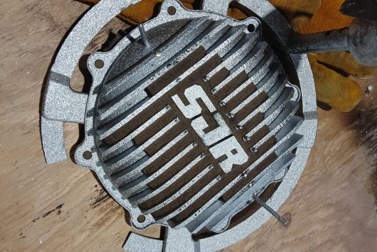 A custom cast diff cover I made