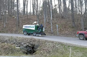 Just taking the Zamboni out for a cruise on a public road