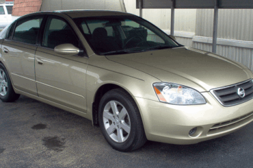2002 Nissan Altima, the official car of the king of shitboxes