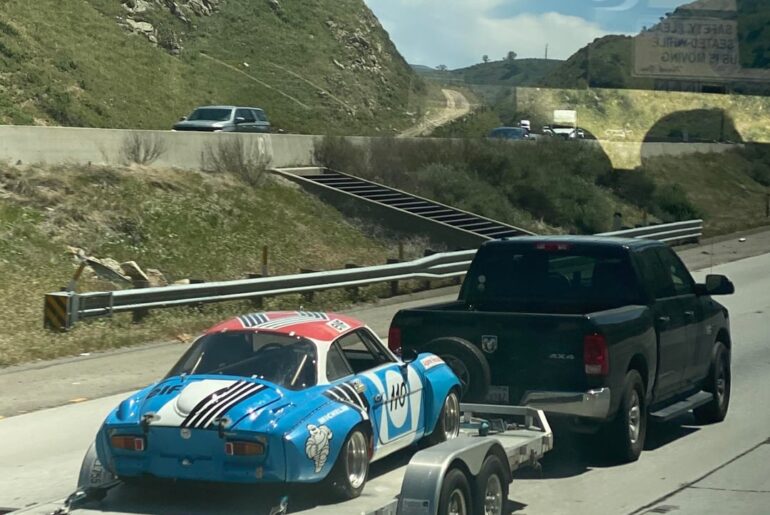 [Alpine A110] spotted in Buttonwillow, CA!