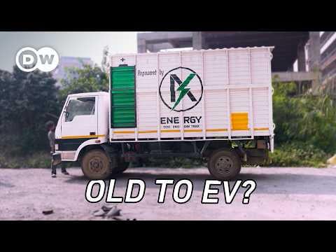 India is Converting Old Trucks into EVs