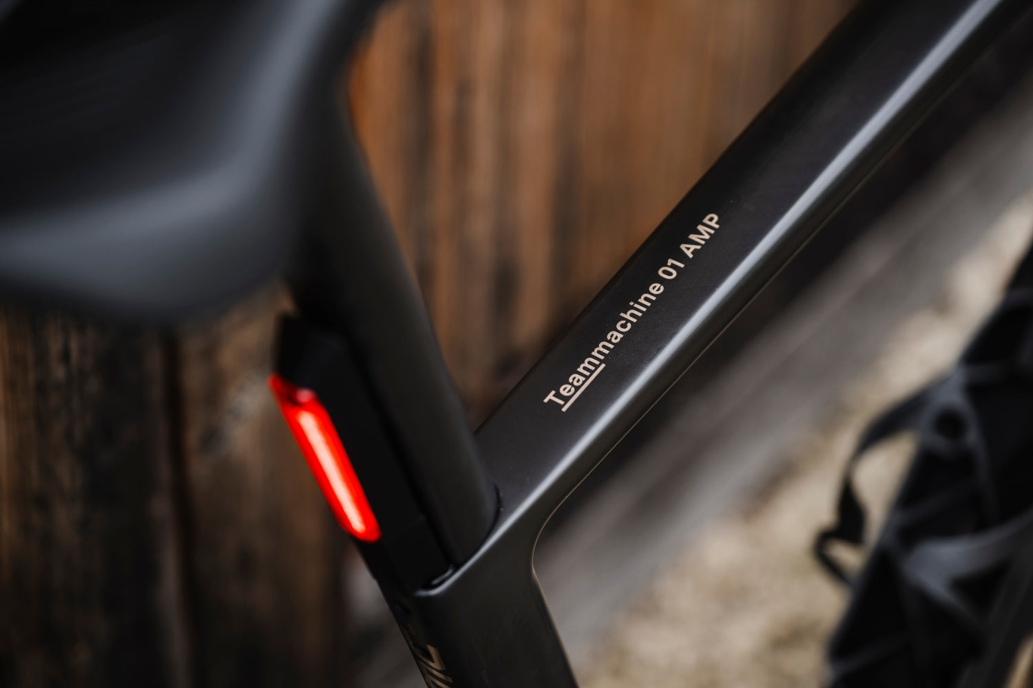 top tube and rear of seat tube/light