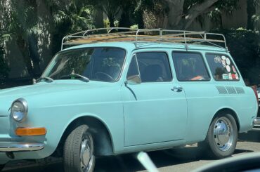 One of my neighbors has this classic square back. It’s a rare model with an original real (not the semi) automatic transmission.