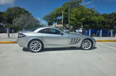 I spotted a [Mercedes SLR McLaren]