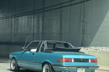 Saw this rad [E21 BMW Baur TopCabriolet] with the top back