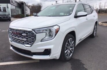 White 2022 GMC Terrain Denali AWD. The official car of.....
