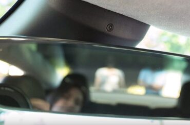 tesla cabin facing camera