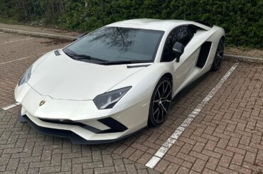 [Lamborghini Aventador] at the local gym