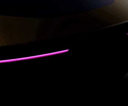 Close-up of the Hyundai Venus' taillights