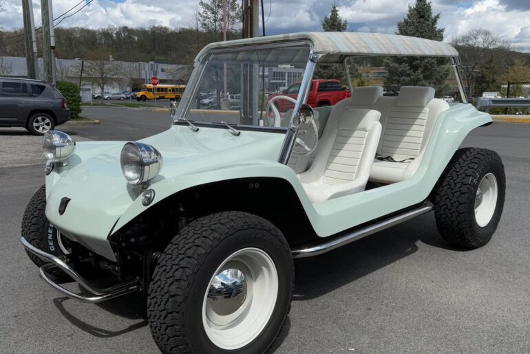 I drove a “new” Meyers Manx Resorter today! Fresh from the firm, based on a 1969 Beetle