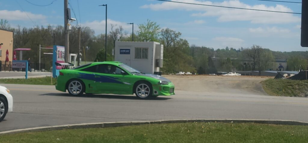 Was hoping too see it drive by and it paid off.