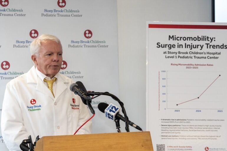 Long Island children’s hospital sees 900% increase in e-bike injuries