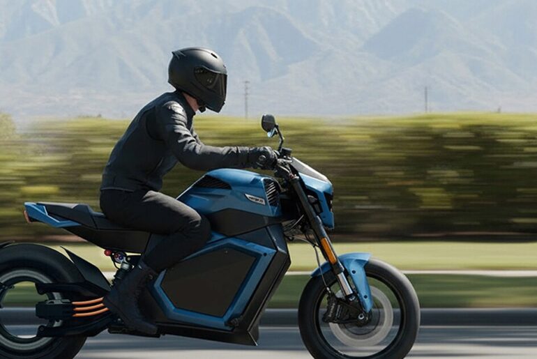 First solid-state battery electric motorcycle