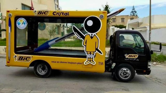 Some interesting and weird bic promotional vehicles