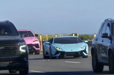 Saw this [Lamborghini Huracan Tecnica] and [Lamborghini Urus] in gender reveal specs