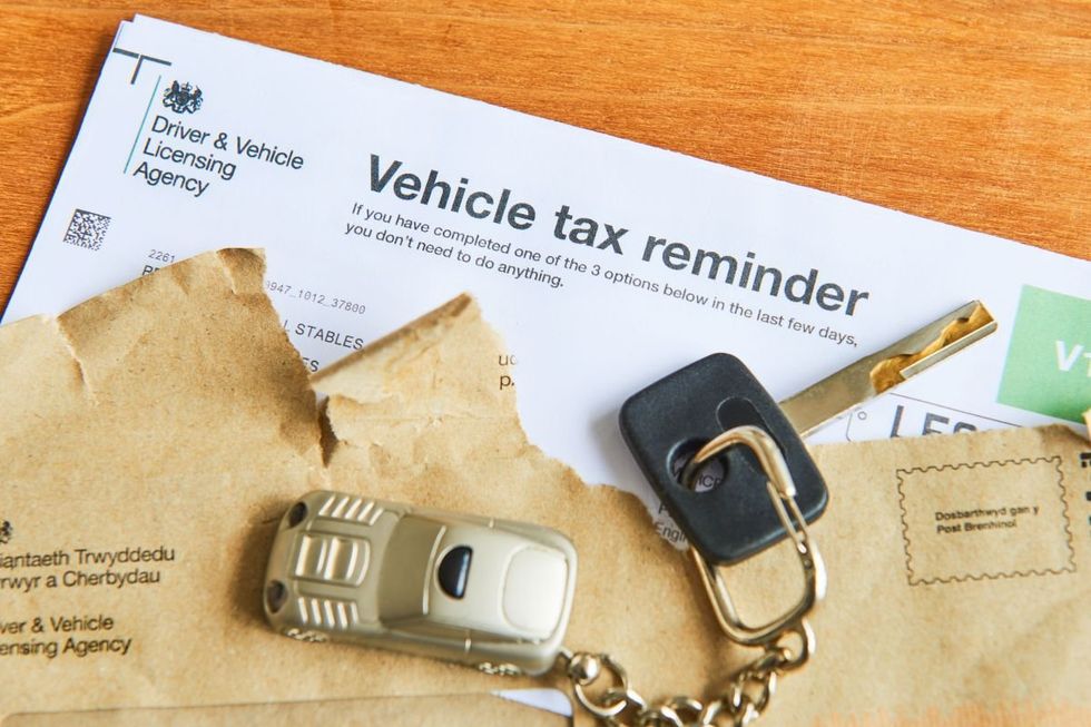 Vehicle tax reminder letter