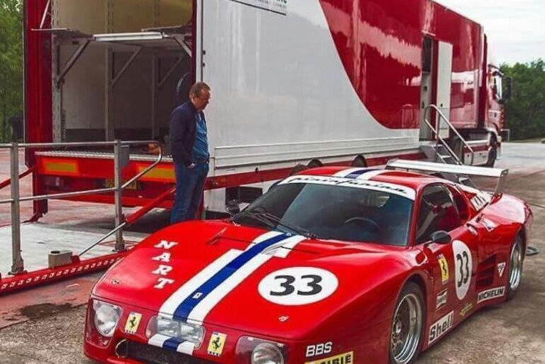 Ferrari 512 BBLM - North American Racing Team. Le Mans 1981 (1322x1435)