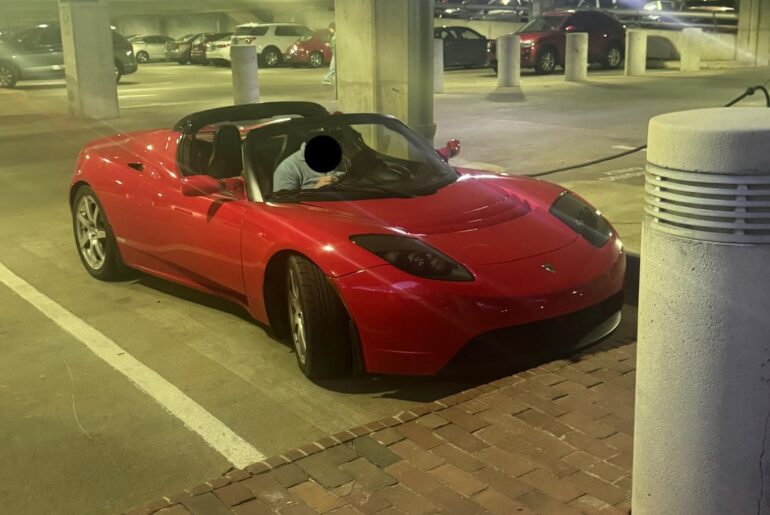 First [Tesla Roadster] ive ever seen!