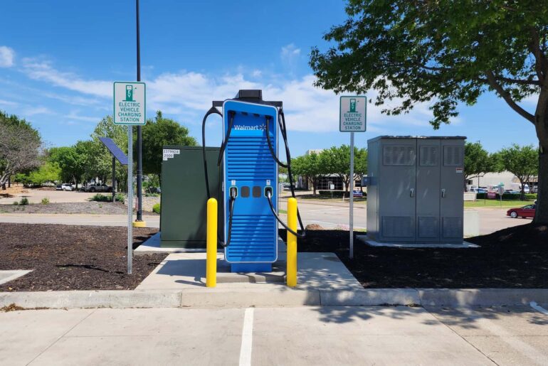 Walmart’s DC Fast Charging Network Already Has Hundreds Of Ports