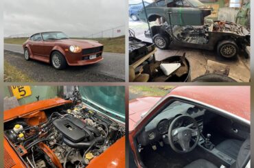 1971 Datsun 240Z body on 2012 Subaru Outback chassis, the official car of...?