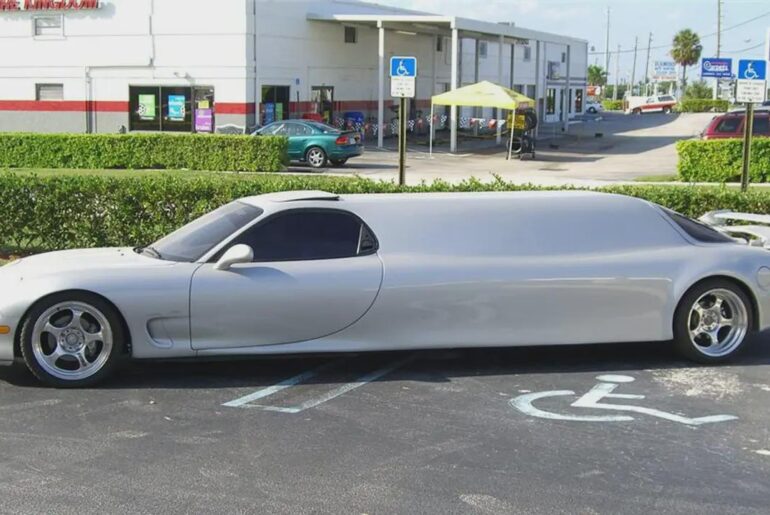 1993 Mazda RX-7 limousine.
