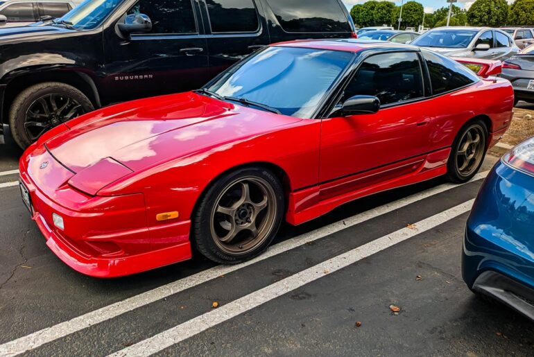 Nice to see a [Nissan 240SX] that hasn't been trashed, chopped apart, or riced out.