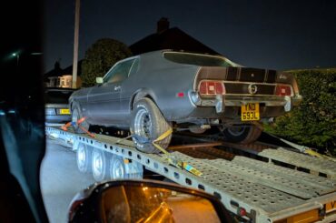 [Ford Mustang] Dropped my girlfriend off last night and this was on a trailer in her road. Wirral, UK.