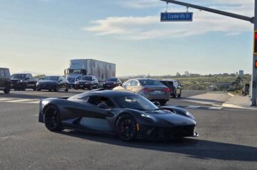 Saw this [Aston Martin Valhalla] in fully exposed carbon