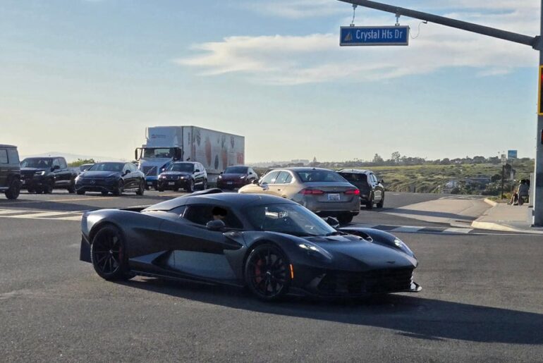 Saw this [Aston Martin Valhalla] in fully exposed carbon