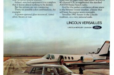 You step off your private jet and are greeted by a Lincoln Versailles ready to ferry you around, what are your thoughts?