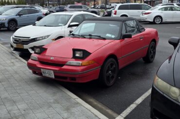 As a Miata driver, I was keen to come across this [Mercury Capri] in the wild on my walk.