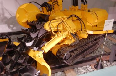 JR West ballast sifter at Kyoto Railway Museum (seen Dec. 2024)