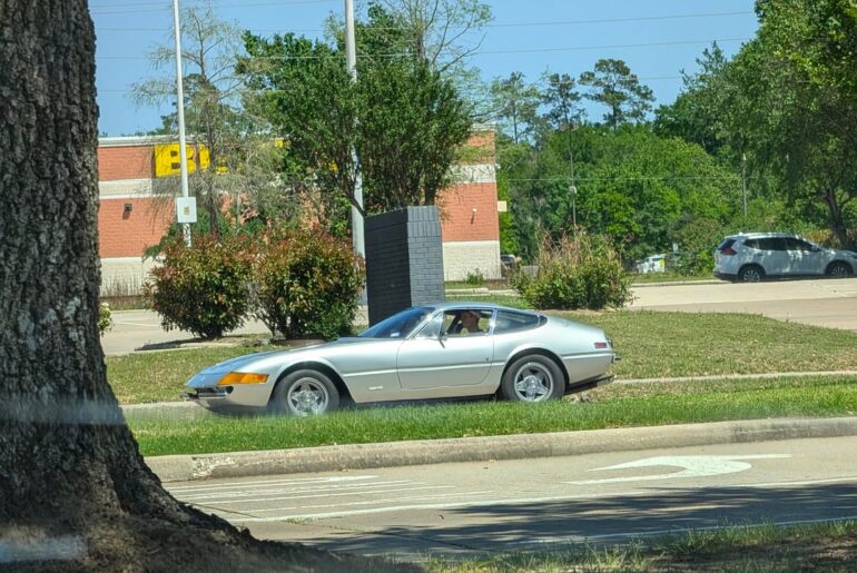 Possibly a [Ferarri Daytona] I spotted in the wild?