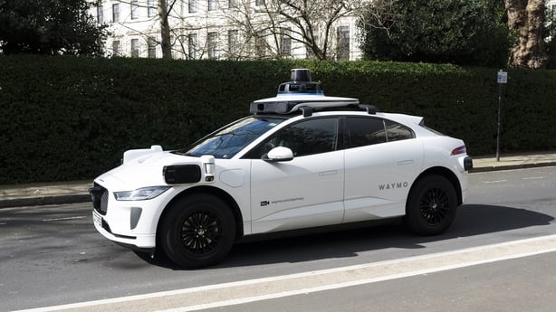 LONDON, ENGLAND - MARCH 11: A Waymo self-driving electric car is sighted on March 11, 2026 in London, England. Waymo, is a U.S.-based automatic vehicle company, said it aims to launch a robotaxi service in London as early as September this year. The UK government has indicated that it intends to upd