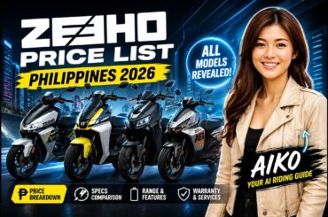 ZEEHO Philippines Price List 2026 | All Electric Motorcycles & Scooters Revealed