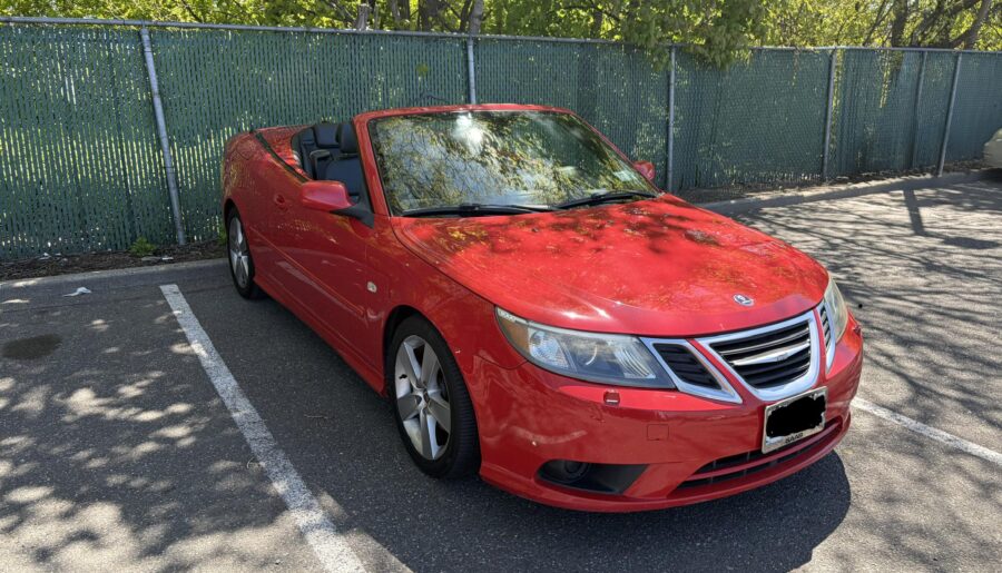My 2010 Saab 9-3 Convertible, ready for summer fun 😎 [2144 x 1608]