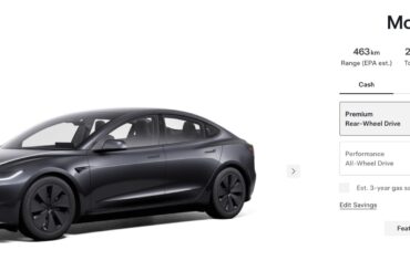 Tesla Model 3 Premium RWD Canada