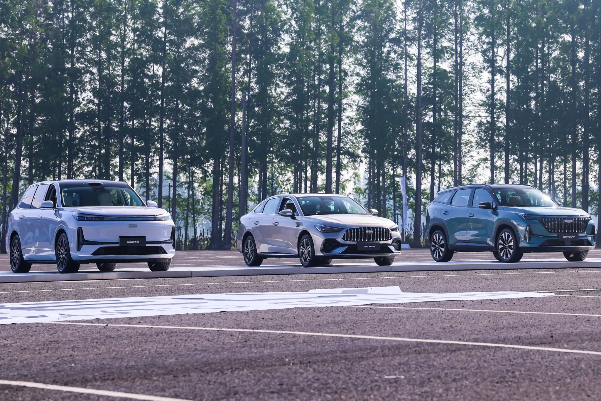 Geely M9, Emgrand and Starray 