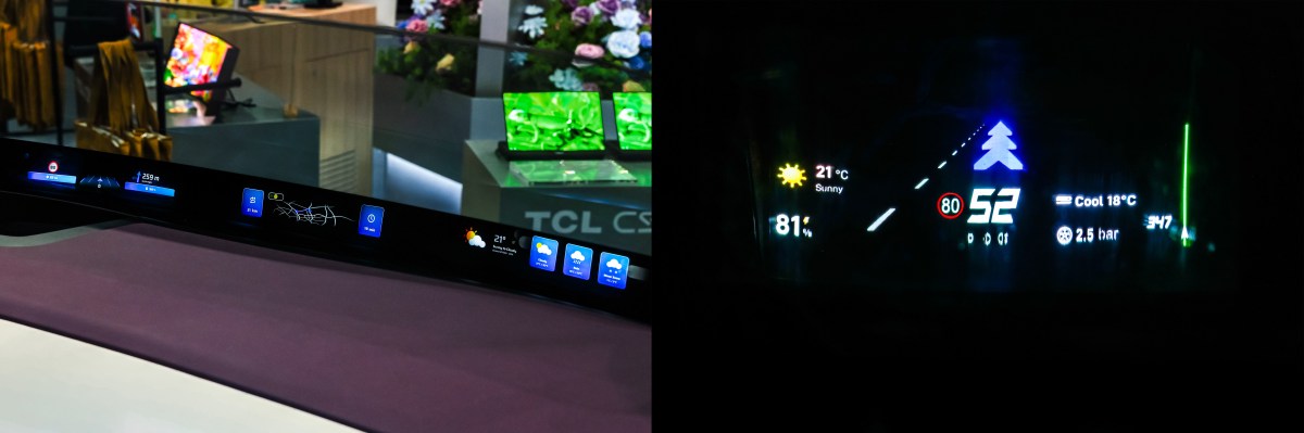 TCL CSOT unveils new screens for future electric cars
