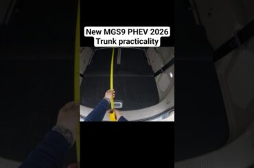 New MG S9 2026 Plug-in Hybrid SUV Trunk Measurements & Practicality #mgs9 #mg #trunk #practicality