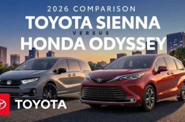 2026 Comparison Overview: Toyota Sienna vs Honda Odyssey | Toyota