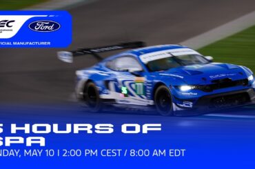 Ford Mustang GT3 Onboard Cam | 2026 FIA WEC 6 Hours of Spa | Ford Racing