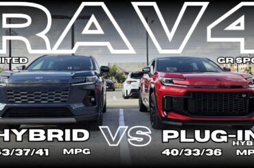 TEST-DRIVE: RAV4 Hybrid Limited vs RAV4 GR Sport Plug-in Hybrid 2026 / What's your driving style?
