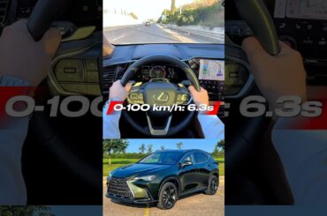 0-100 km/h 2026 Lexus NX 450h+ PHEV