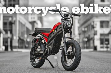 The 200 Mile "Motorcycle" EBike | Freesky Cheetah MT-380