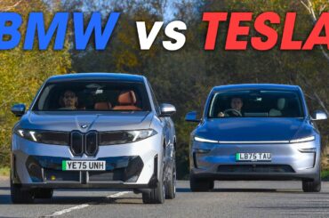 600-mile test! New BMW iX3 vs Tesla Model Y ROAD TRIP
