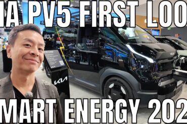Kia PV5 Electric Van First Look & Walkaround at Smart Energy Expo 2026