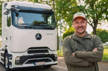 This electric semi truck will drive 'around the world in 80 charges'