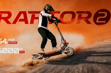 New Electric Scooter with Hidden Steer Dampener Yume Raptor 2 Review
